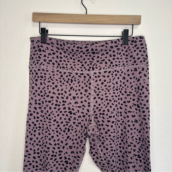 ZYIA Active Women’s Light Pink Leopard Print Leggings – Size 12 - Picture 2 of 5